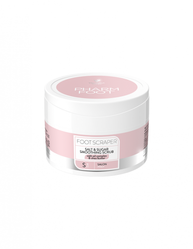 Słoik peelingu solno-cukrowego FOOT SCRAPER Pharm Foot 200 g
