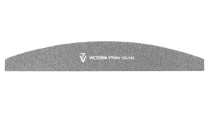 Victoria Vynn Pilnik Do Paznokci Półksiężyc Czarny 100/180 1szt Hybrydy Żele Akryl