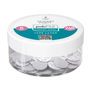 Pharm Foot PODO FILE TAPE LAYER 240, S Wymienne nakładki ścierne na PODO DISC 50 szt. w słoiczku