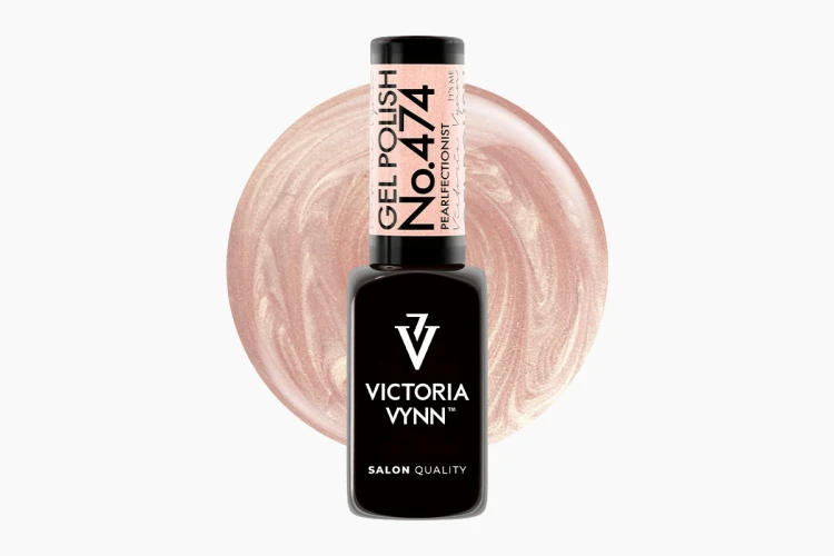 Victoria Vynn GEL POLISH 474 Pearlfectionist brzoskwiniowy perłowy lakier hybrydowy 8ml