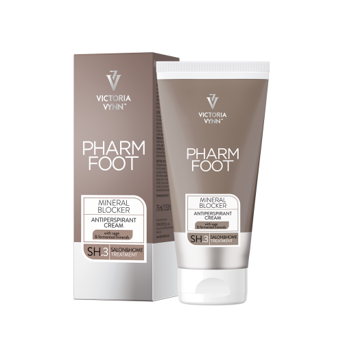 Pharm Foot Mineral Blocker 75 ml - tuba i opakowanie kremu z szałwią i fermentowanymi minerałami