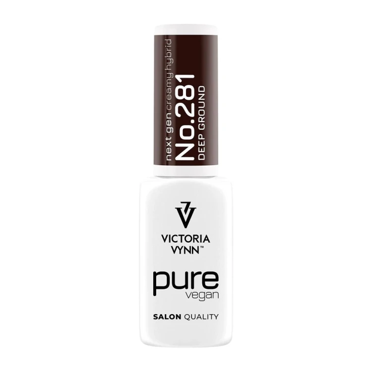 Butelka lakieru hybrydowego Victoria Vynn Pure Vegan Creamy Hybrid No.281 Deep Ground 8 ml