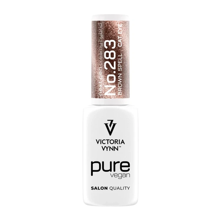 Butelka lakieru hybrydowego Victoria Vynn Pure Vegan Creamy Hybrid No.283 Brown Spell 8 ml