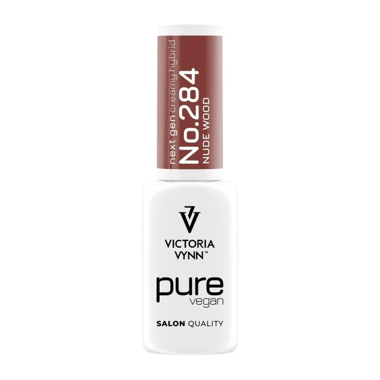 Butelka lakieru hybrydowego Victoria Vynn Pure Vegan Creamy Hybrid No.284 Nude Wood 8 ml
