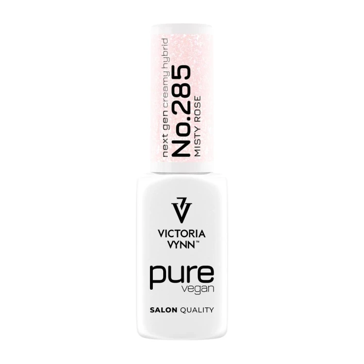 Butelka lakieru hybrydowego Victoria Vynn Pure Vegan Creamy Hybrid No.285 Misty Rose 8 ml