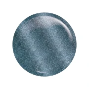 Kropla koloru lakieru hybrydowego Victoria Vynn No.287 Shade of Rain, niebiesko szary z efektem cat eye