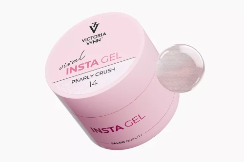 Słoiczek Victoria Vynn INSTA GEL 14 Pearly Crush 40 ml z kroplą perłowego żelu