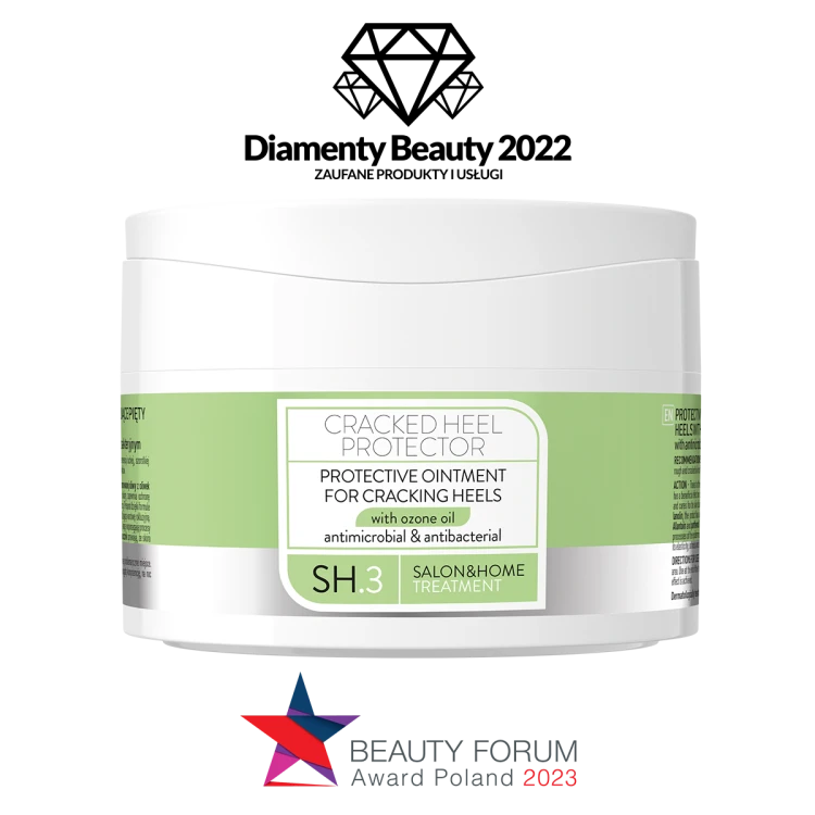 CRACKED HEEL PROTECTOR Pharm Foot, wyróżnienia Diamenty Beauty 2022 i Beauty Forum Award Poland 2023