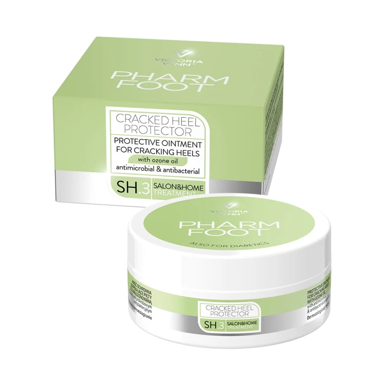 Maść CRACKED HEEL PROTECTOR Pharm Foot 75 ml, słoik z opakowaniem kartonowym