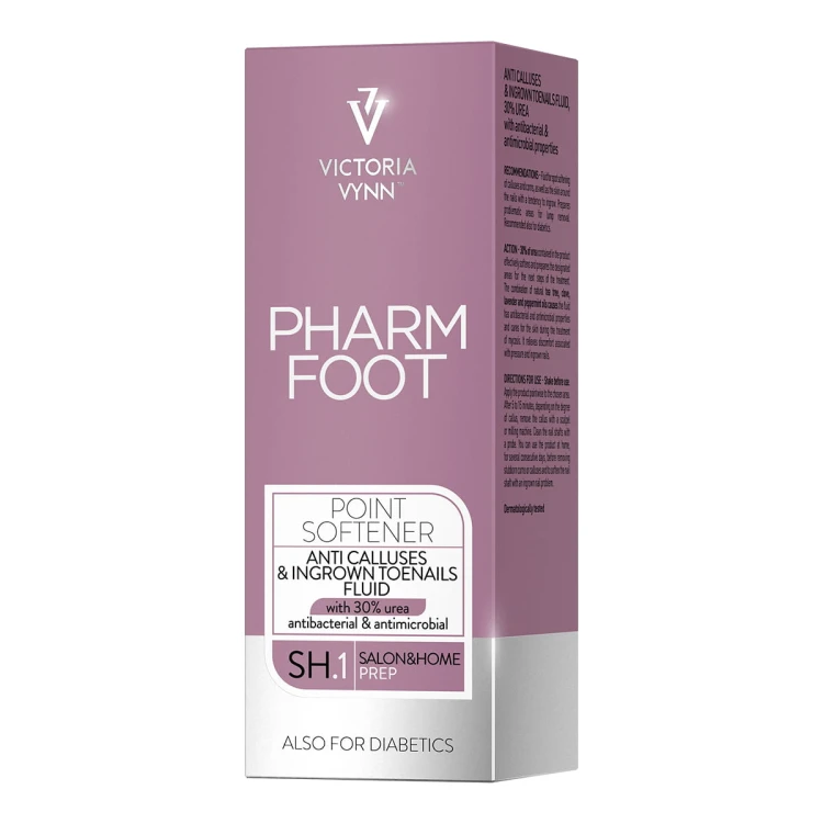 Kartonowe pudełko POINT SOFTENER Pharm Foot 15 ml, fluid na modzele i wrastające paznokcie