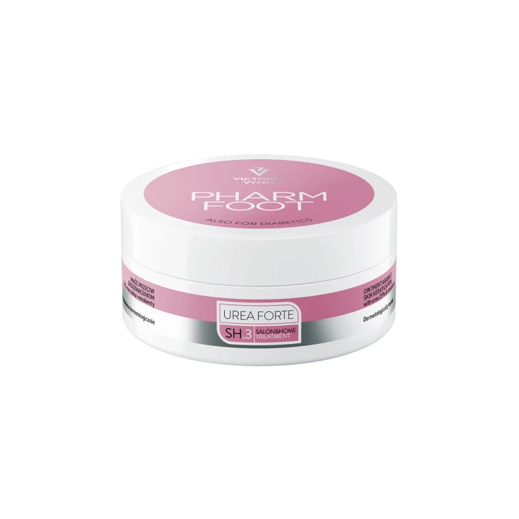 Słoik maści UREA FORTE Pharm Foot 75 ml, widok wieczka