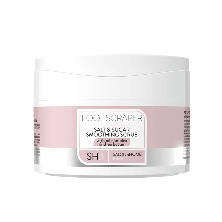Słoik peelingu FOOT SCRAPER Pharm Foot 200 g z boku
