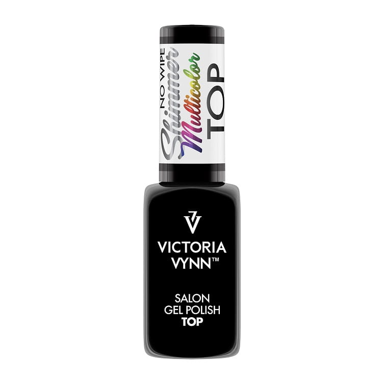 Victoria Vynn Gel Polish Top No Wipe Shimmer Multicolor