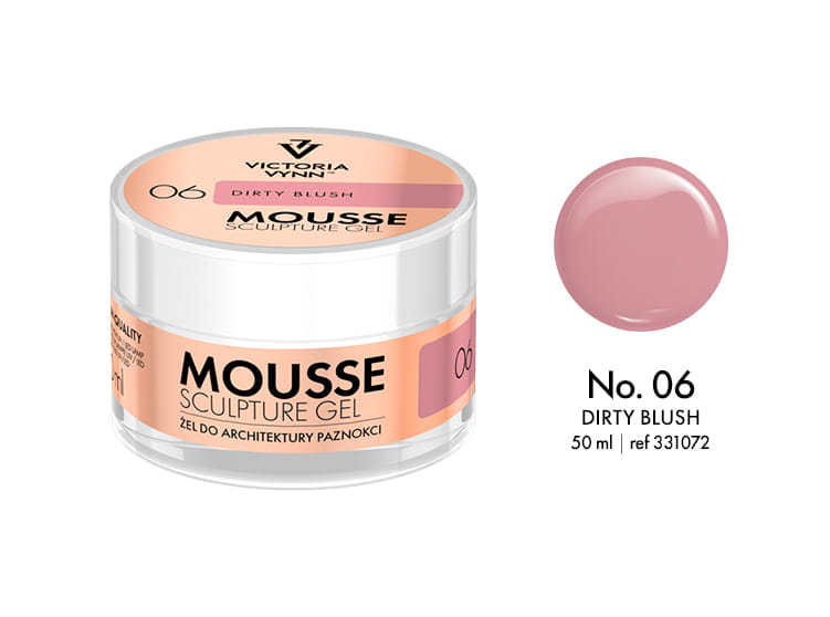 Żel Budujący 06 Mousse Sculpture Gel Victoria Vynn Dirty Blush 50 ml